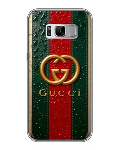 Чохол для Samsung Galaxy S8 Plus (G955) з картинкою «Gucci — фірмова смуга та золото» Чохол для Samsung Galaxy S8 Plus (G955) з картинкою «Gucci — фірмова смуга та золото»