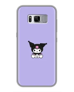Чехол для Samsung Galaxy S8 Plus (G955) с картинкой «Kuromi — фиолетовый минимализм»