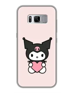 Чехол для Samsung Galaxy S8 Plus (G955) с картинкой «Kuromi и сердце»