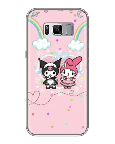 Чехол для Samsung Galaxy S8 Plus (G955) с картинкой «My Melody и Kuromi» Чехол для Samsung Galaxy S8 Plus (G955) с картинкой «My Melody и Kuromi»