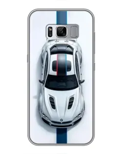 Чехол для Samsung Galaxy S8 Plus (G955) с картинкой «Вид сверху — BMW M»