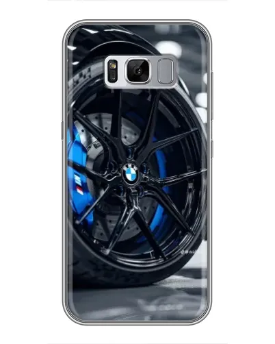 Чехол для Samsung Galaxy S8 Plus (G955) с картинкой «Колесо BMW вблизи» Чехол для Samsung Galaxy S8 Plus (G955) с картинкой «Колесо BMW вблизи»