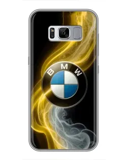 Чехол для Samsung Galaxy S8 Plus (G955) с картинкой «Золотистый дым BMW»