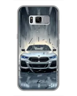 Чехол для Samsung Galaxy S8 Plus (G955) с картинкой «BMW в свете фар»