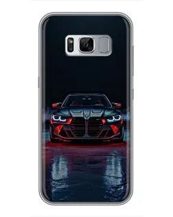 Чехол для Samsung Galaxy S8 Plus (G955) с картинкой «BMW на мокрой дороге»