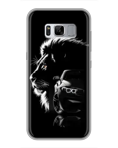 Чехол для Samsung Galaxy S8 Plus (G955) с картинкой «BMW и лев» Чехол для Samsung Galaxy S8 Plus (G955) с картинкой «BMW и лев»