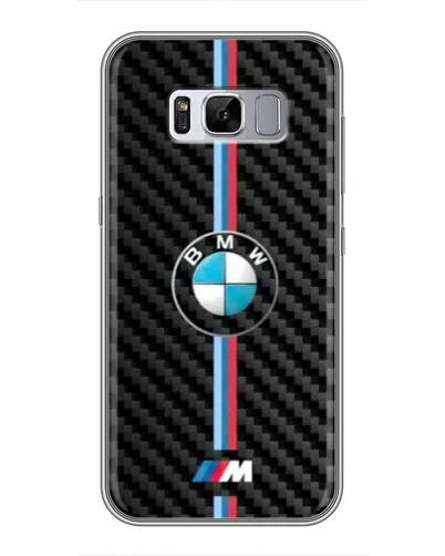 Чехол для Samsung Galaxy S8 Plus (G955) с картинкой «Эмблема BMW и карбон» Чехол для Samsung Galaxy S8 Plus (G955) с картинкой «Эмблема BMW и карбон»