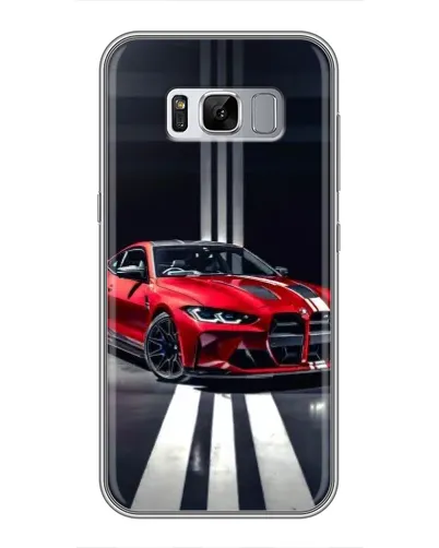 Чехол для Samsung Galaxy S8 Plus (G955) с картинкой «Красная BMW на дороге» Чехол для Samsung Galaxy S8 Plus (G955) с картинкой «Красная BMW на дороге»