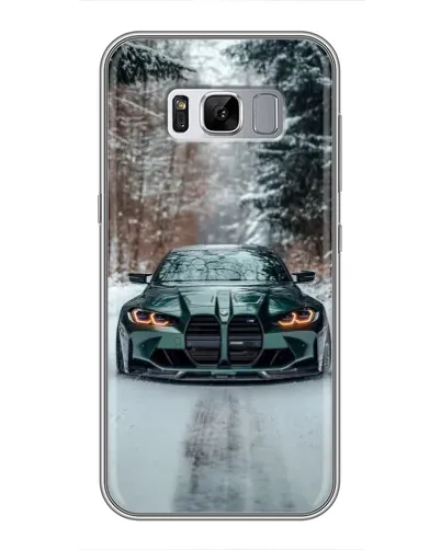 Чехол для Samsung Galaxy S8 Plus (G955) с картинкой «BMW в зимнем лесу» Чехол для Samsung Galaxy S8 Plus (G955) с картинкой «BMW в зимнем лесу»