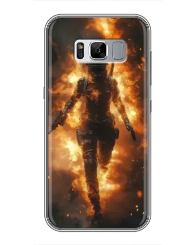 Чехол для Samsung Galaxy S8 Plus (G955) с картинкой «BMW — скорость в дожде»