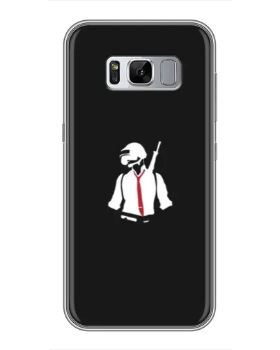 Чехол для Samsung Galaxy S8 Plus (G955) с картинкой «PUBG — силуэт воина»