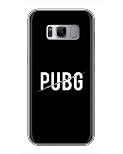 Чехол для Samsung Galaxy S8 Plus (G955) с картинкой «PUBG — белый логотип»