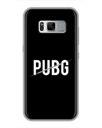 Чехол для Samsung Galaxy S8 Plus (G955) с картинкой «PUBG — белый логотип»