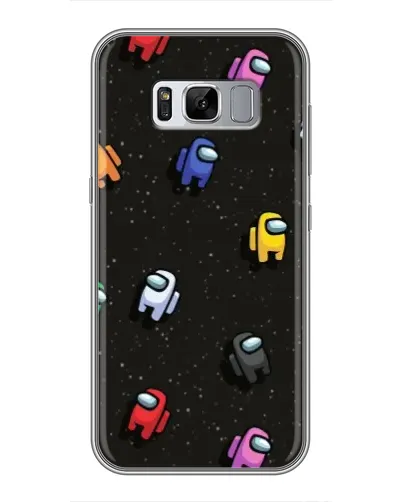 Чехол для Samsung Galaxy S8 Plus (G955) с картинкой «Космический паттерн Among Us»