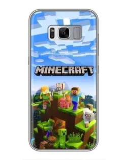 Чехол для Samsung Galaxy S8 Plus (G955) с картинкой «Minecraft классический мир»
