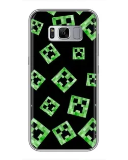 Чехол для Samsung Galaxy S8 Plus (G955) с картинкой «Паттерн с криперами»