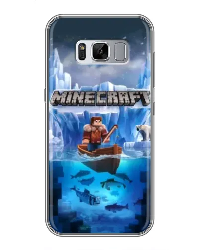 Чехол для Samsung Galaxy S8 Plus (G955) с картинкой «Minecraft ледяной мир»