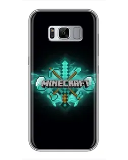Чехол для Samsung Galaxy S8 Plus (G955) с картинкой «Minecraft Diamond лого»