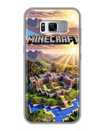 Чехол для Samsung Galaxy S8 Plus (G955) с картинкой «Minecraft панорама»