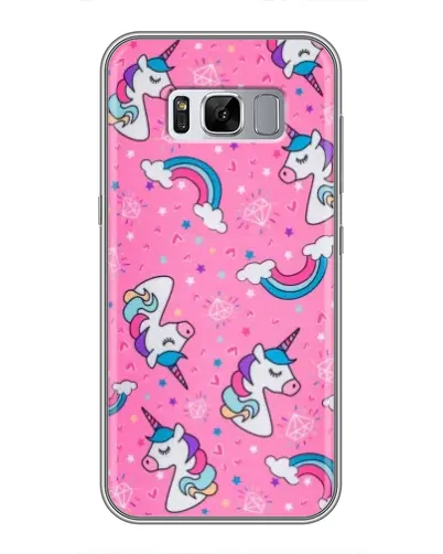 Чехол для Samsung Galaxy S8 Plus (G955) с картинкой «Unicorn паттерн розовый» Чехол для Samsung Galaxy S8 Plus (G955) с картинкой «Unicorn паттерн розовый»