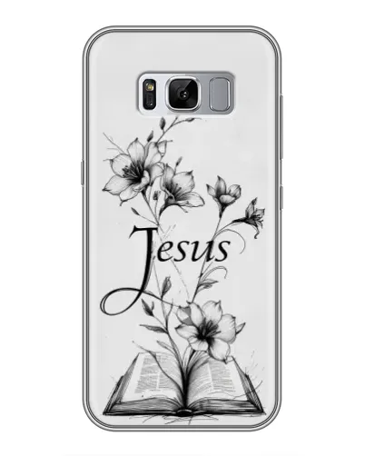 Чехол для Samsung Galaxy S8 Plus (G955) с картинкой «Цветы и Библия»