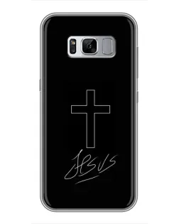 Чехол для Samsung Galaxy S8 Plus (G955) с картинкой «Графический крест Jesus»