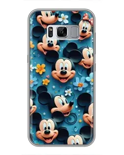 Чехол для Samsung Galaxy S8 Plus (G955) с картинкой «Паттерн Микки и Минни»