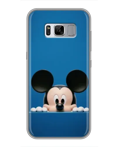 Чехол для Samsung Galaxy S8 Plus (G955) с картинкой «Микки выглядывает» Чехол для Samsung Galaxy S8 Plus (G955) с картинкой «Микки выглядывает»