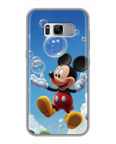 Чехол для Samsung Galaxy S8 Plus (G955) с картинкой «Mickey и мыльные пузыри» Чехол для Samsung Galaxy S8 Plus (G955) с картинкой «Mickey и мыльные пузыри»