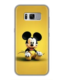 Чехол для Samsung Galaxy S8 Plus (G955) с картинкой «Микки на желтом»