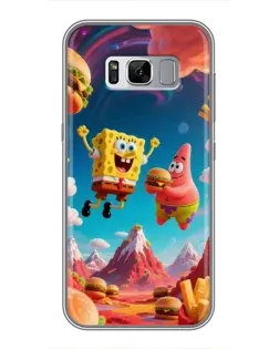 Чехол для Samsung Galaxy S8 Plus (G955) с картинкой «Космический фастфуд»