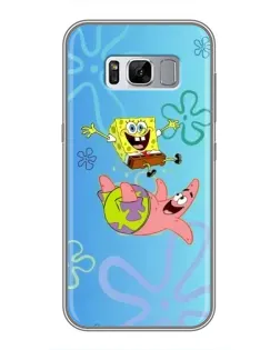 Чехол для Samsung Galaxy S8 Plus (G955) с картинкой «Спанч Боб и Патрик»