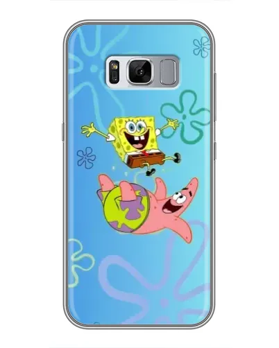 Чехол для Samsung Galaxy S8 Plus (G955) с картинкой «Спанч Боб и Патрик»