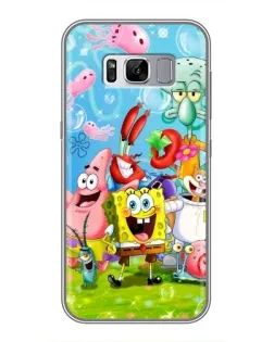 Чехол для Samsung Galaxy S8 Plus (G955) с картинкой «Губка Боб и друзья»