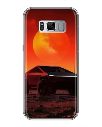 Чехол для Samsung Galaxy S8 Plus (G955) с картинкой «Cybertruck на Марсе»