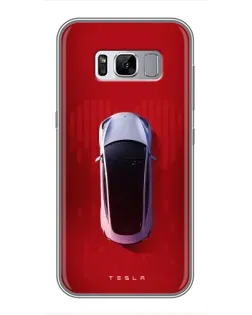 Чехол для Samsung Galaxy S8 Plus (G955) с картинкой «Tesla Top View» Чехол для Samsung Galaxy S8 Plus (G955) с картинкой «Tesla Top View»