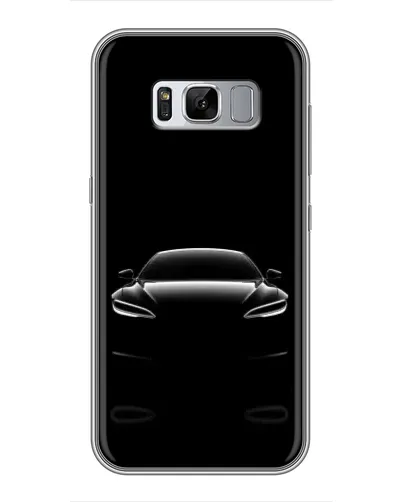 Чехол для Samsung Galaxy S8 Plus (G955) с картинкой «Силуэт Tesla Night»