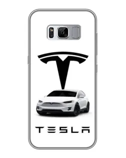 Чехол для Samsung Galaxy S8 Plus (G955) с картинкой «Tesla White Style»