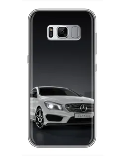 Чехол для Samsung Galaxy S8 Plus (G955) с картинкой «Mercedes AMG GT Silver»