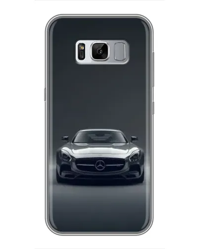 Чехол для Samsung Galaxy S8 Plus (G955) с картинкой «Mercedes на черном» Чехол для Samsung Galaxy S8 Plus (G955) с картинкой «Mercedes на черном»