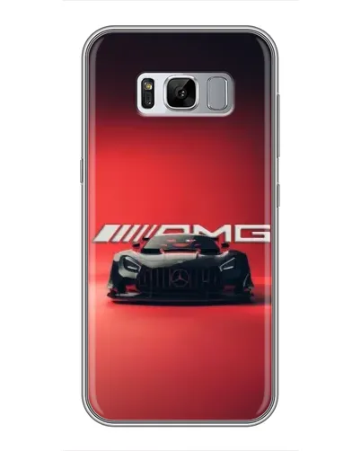 Чехол для Samsung Galaxy S8 Plus (G955) с картинкой «Mercedes AMG — красная линия» Чехол для Samsung Galaxy S8 Plus (G955) с картинкой «Mercedes AMG — красная линия»