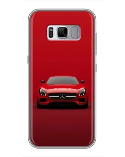 Чехол для Samsung Galaxy S8 Plus (G955) с картинкой «Красный Mercedes AMG»