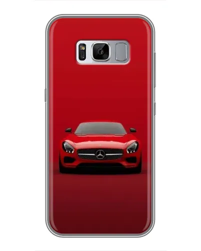 Чехол для Samsung Galaxy S8 Plus (G955) с картинкой «Красный Mercedes AMG» Чехол для Samsung Galaxy S8 Plus (G955) с картинкой «Красный Mercedes AMG»