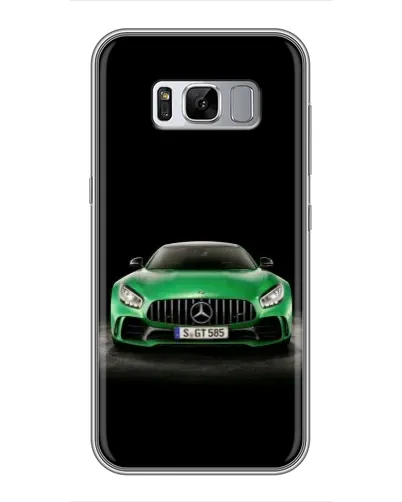 Чехол для Samsung Galaxy S8 Plus (G955) с картинкой «Mercedes — неоновый лого» Чехол для Samsung Galaxy S8 Plus (G955) с картинкой «Mercedes — неоновый лого»