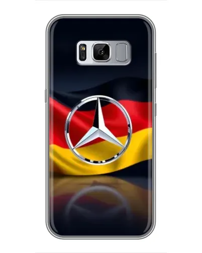 Чехол для Samsung Galaxy S8 Plus (G955) с картинкой «Mercedes — флаг Германии» Чехол для Samsung Galaxy S8 Plus (G955) с картинкой «Mercedes — флаг Германии»