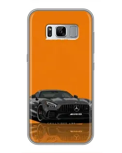 Чехол для Samsung Galaxy S8 Plus (G955) с картинкой «Оранжевый Mercedes AMG»