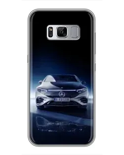 Чехол для Samsung Galaxy S8 Plus (G955) с картинкой «Ночной Mercedes EQ»
