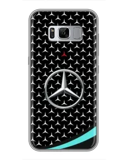 Чехол для Samsung Galaxy S8 Plus (G955) с картинкой «Mercedes — бирюзовый акцент»