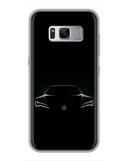 Чохол для Samsung Galaxy S8 Plus (G955) з картинкою «Mercedes — силует авто» Чохол для Samsung Galaxy S8 Plus (G955) з картинкою «Mercedes — силует авто»