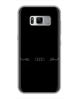 Чехол для Samsung Galaxy S8 Plus (G955) с картинкой «Audi — световой подпись»